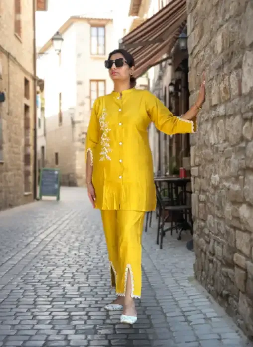 CO-ORD SET( mustard yellow)