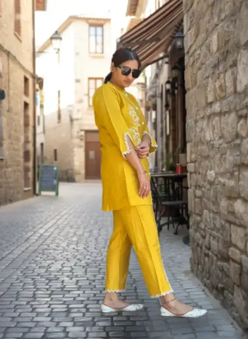 CO-ORD SET( mustard yellow)