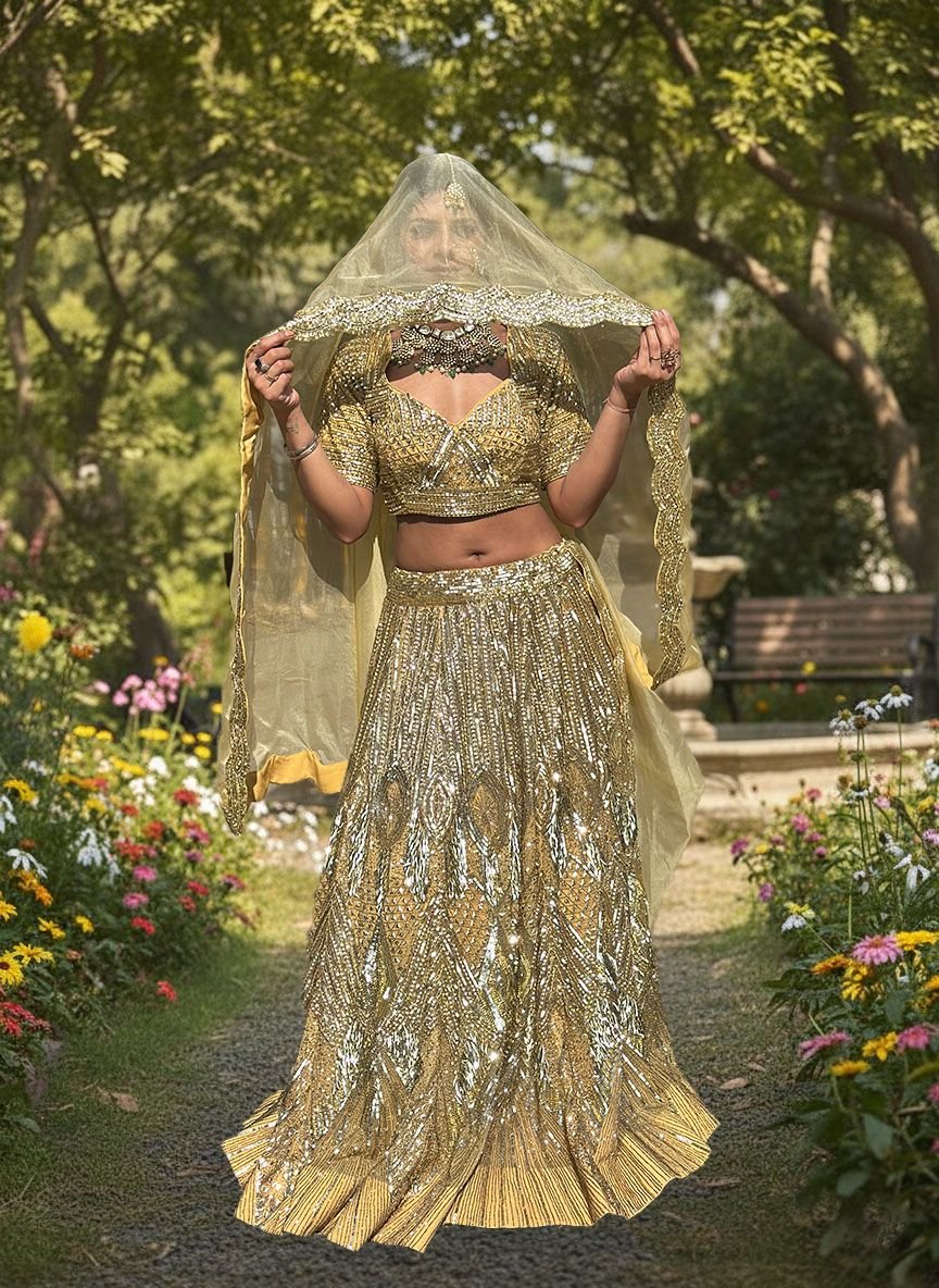 Golden Lehenga