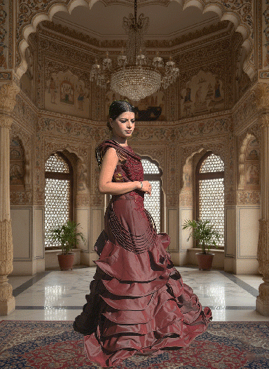 Regal Wine gown