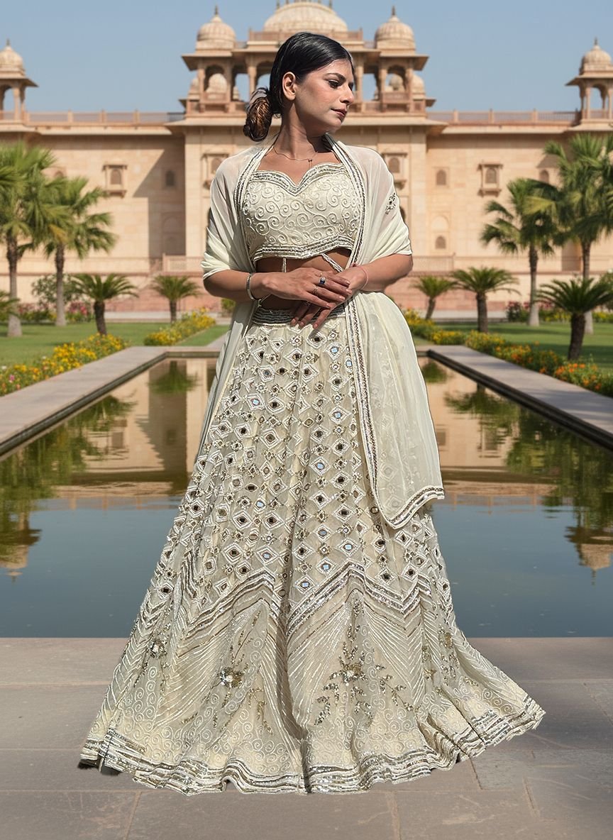 Offwhite Lehenga