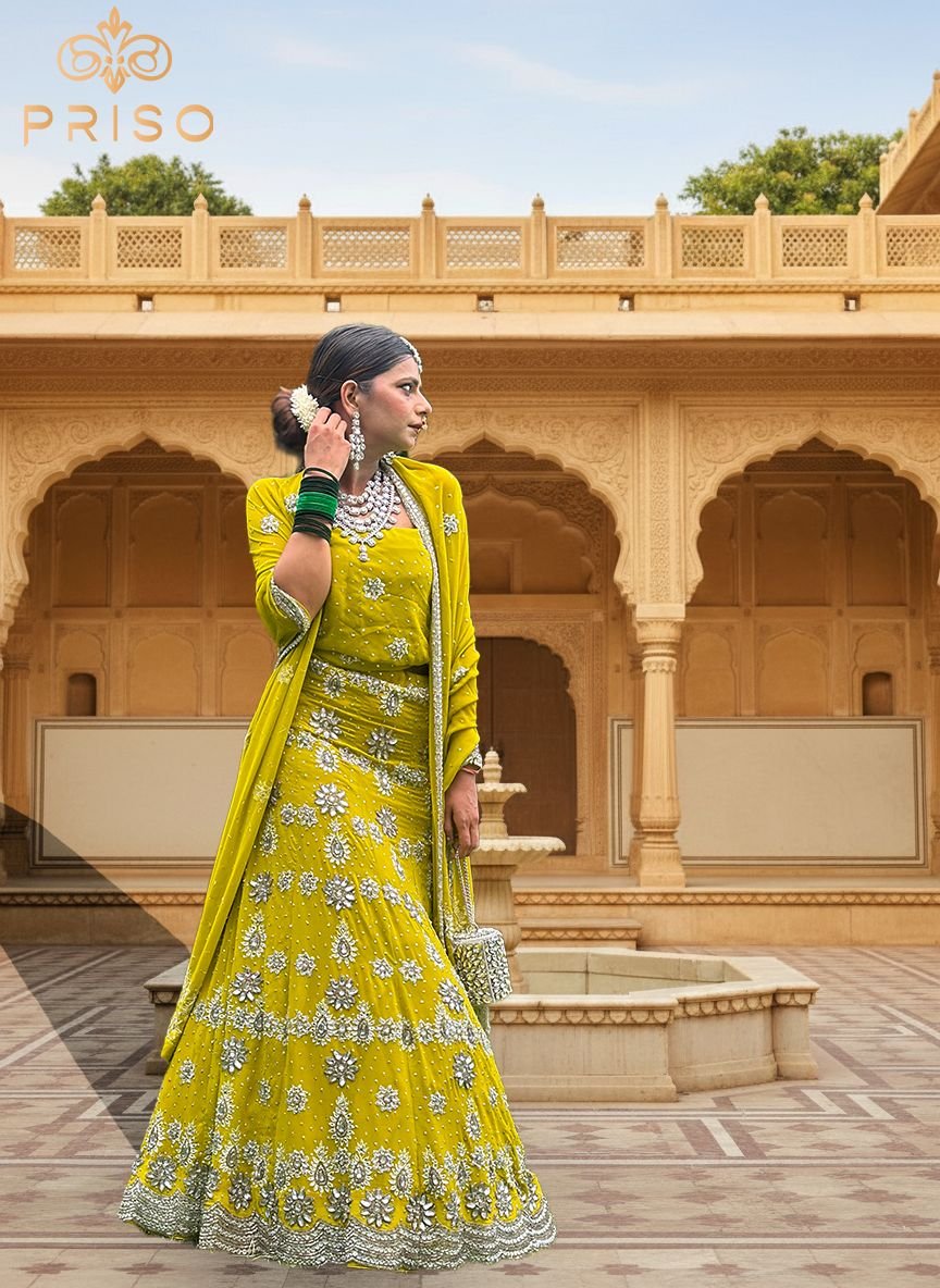 Lemon Lehenga