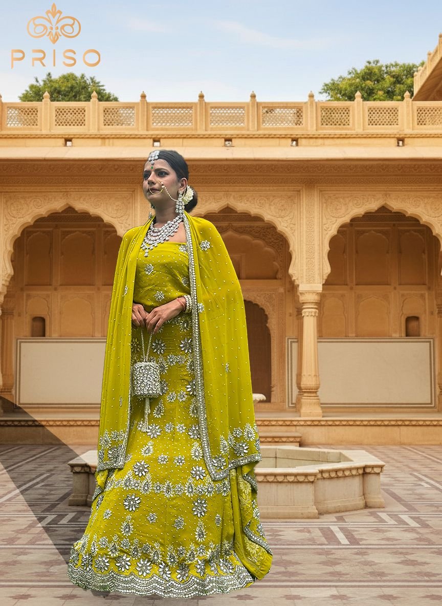 Lemon Lehenga