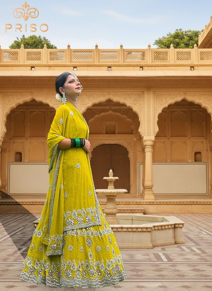 Lemon Lehenga