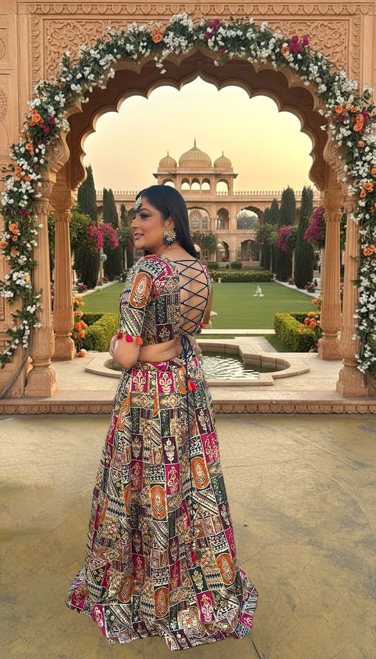 Multicolor Lehenga