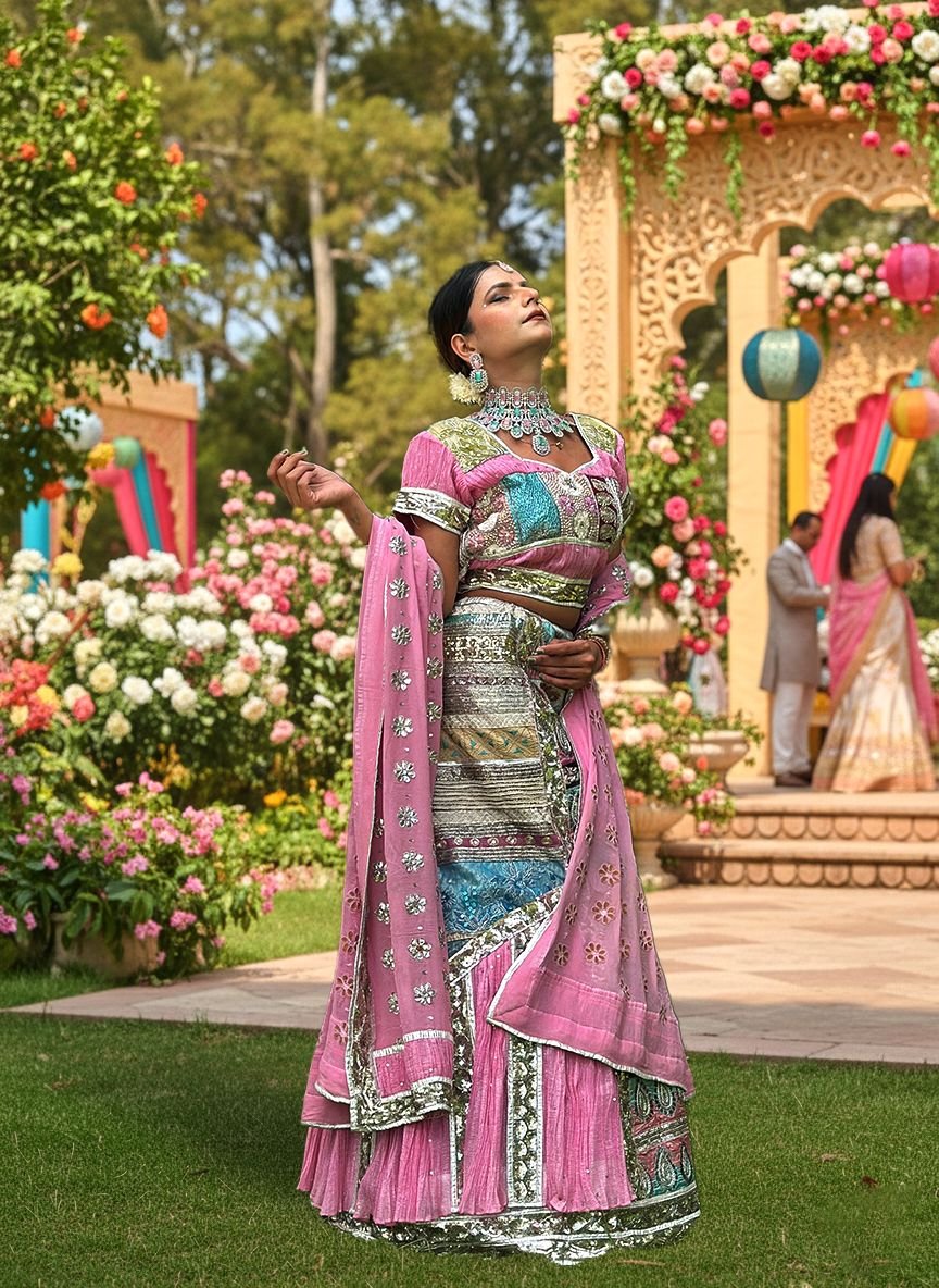 Embroidered Festive Lehenga