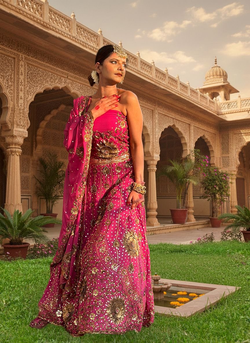 Queen Pink Lehenga